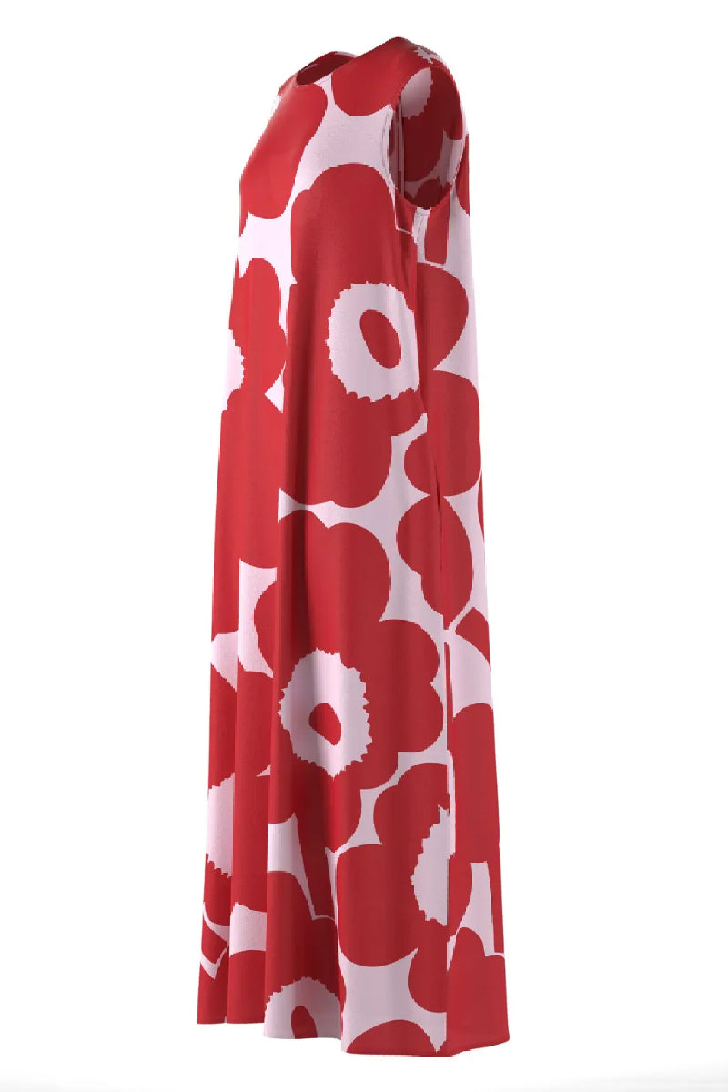 Marimekko Migot Unikko mekko - punainen