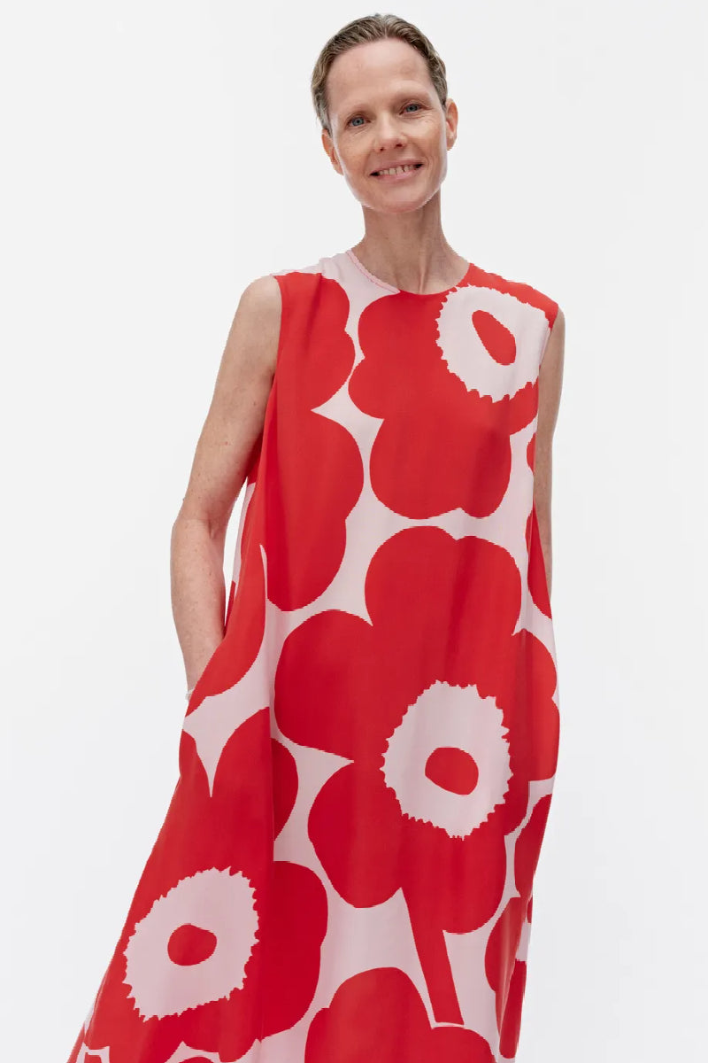 Marimekko Migot Unikko mekko - punainen