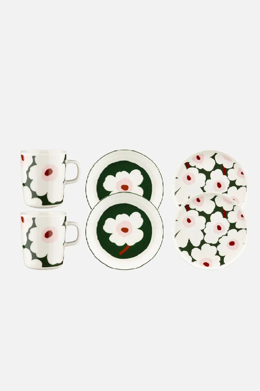 Marimekko Oiva / Unikko Astiasetti