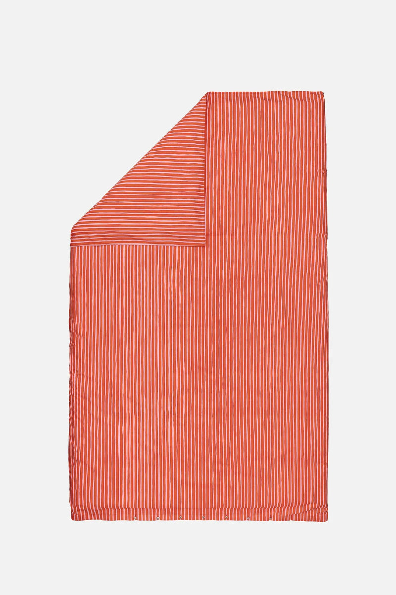 Marimekko Piccolo pussilakana 150x210cm - oranssi / vaaleanpunainen