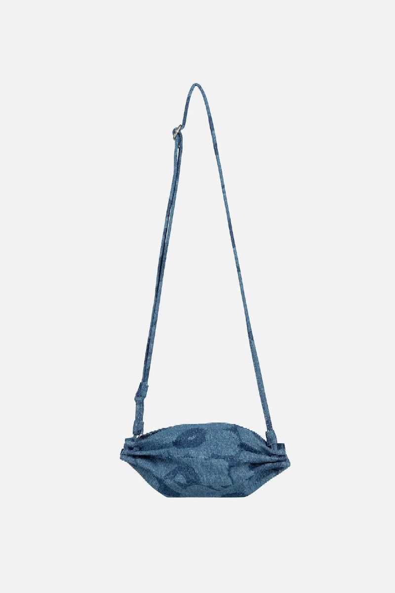 Marimekko Pikku Karla Denim olkalaukku - mid indigo