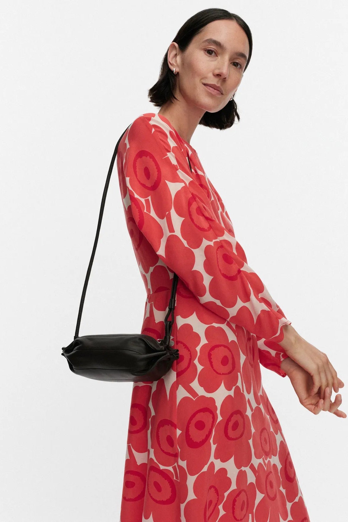 Marimekko Pikku Karla olkalaukku - tummanruskea