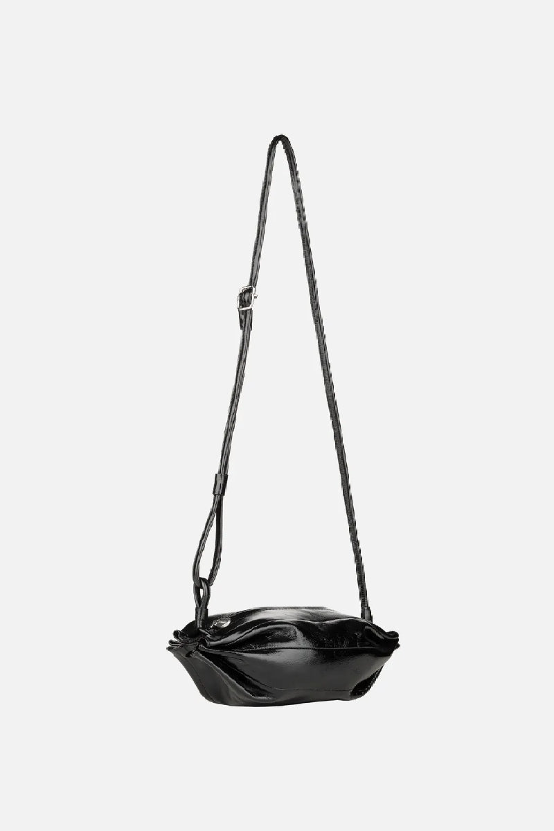 Marimekko Pikku Karla Patent olkalaukku - musta