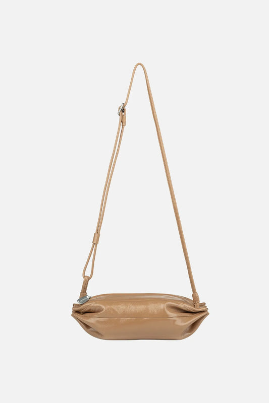 Marimekko Pikku Karla Patent olkalaukku - vaaleanruskea