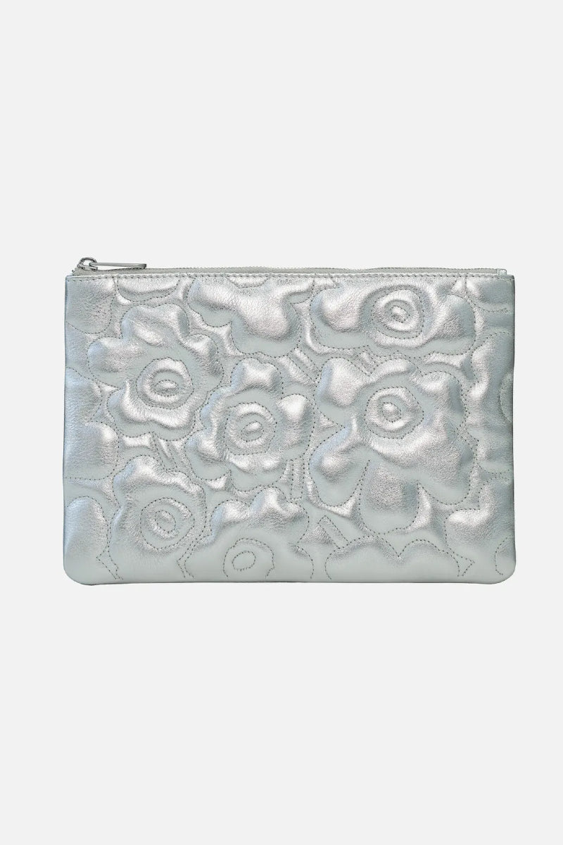 Marimekko Pouch Bag Unikko käsilaukku - hopea