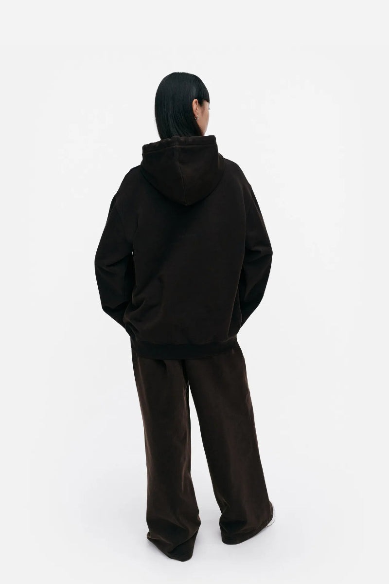 Marimekko Sanoma Vihkiruusu Placement Kioski huppari - musta / musta