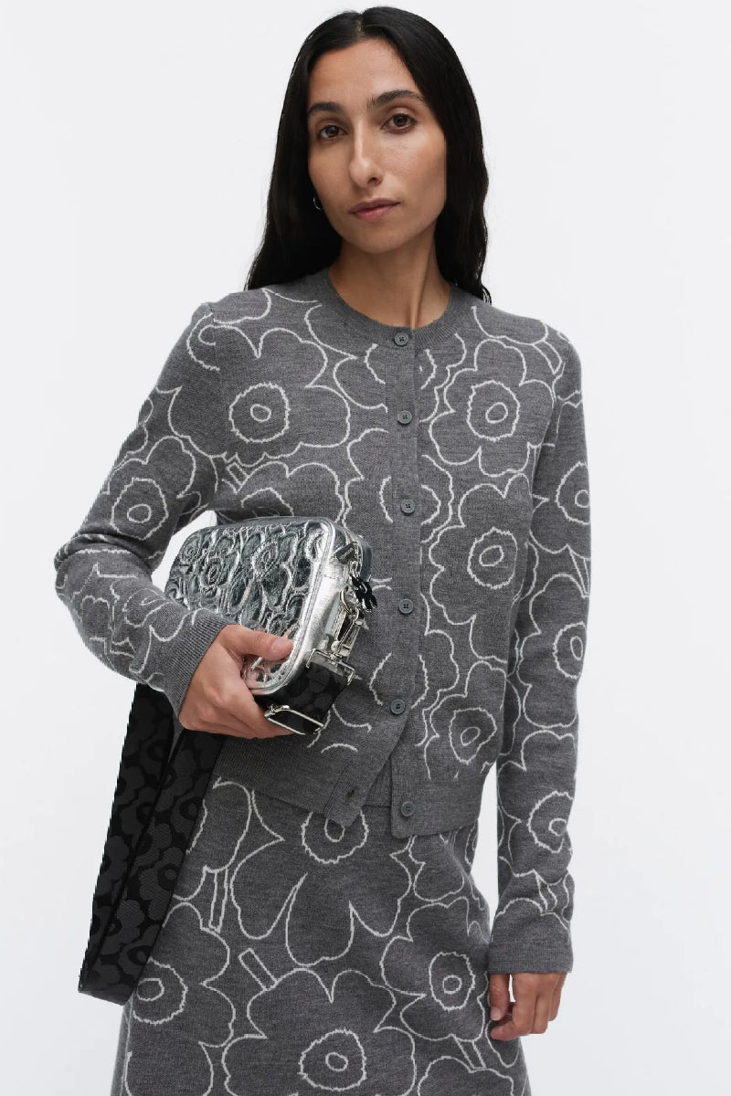 Marimekko Soft Gratha Unikko olkalaukku - hopea