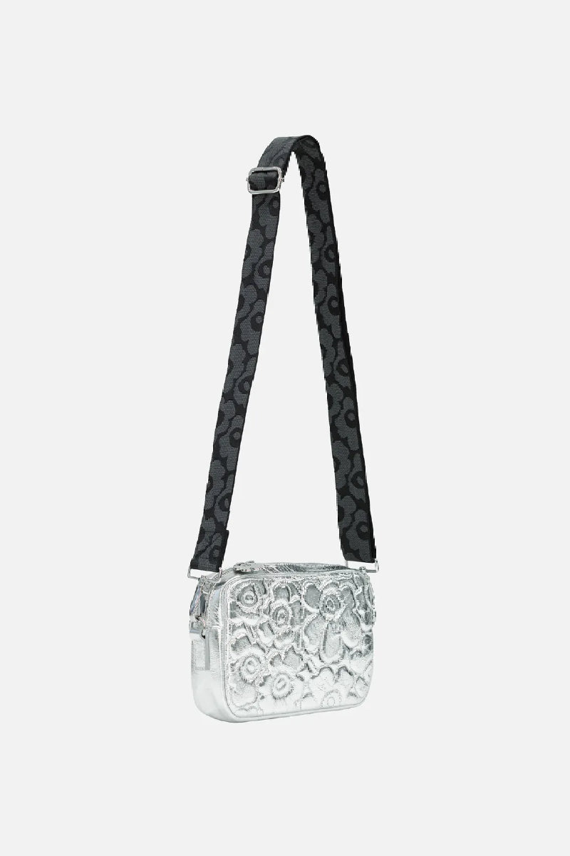 Marimekko Soft Gratha Unikko olkalaukku - hopea