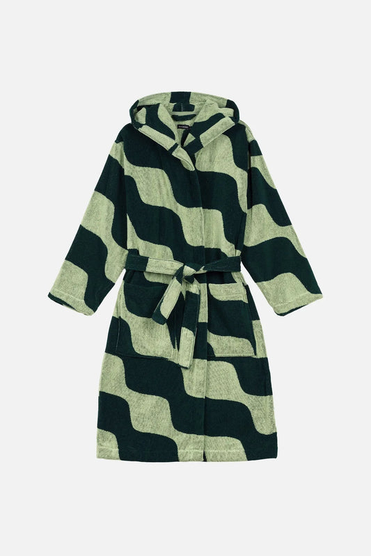 Marimekko Taifuuni kylpytakki - vihreä / tummanvihreä