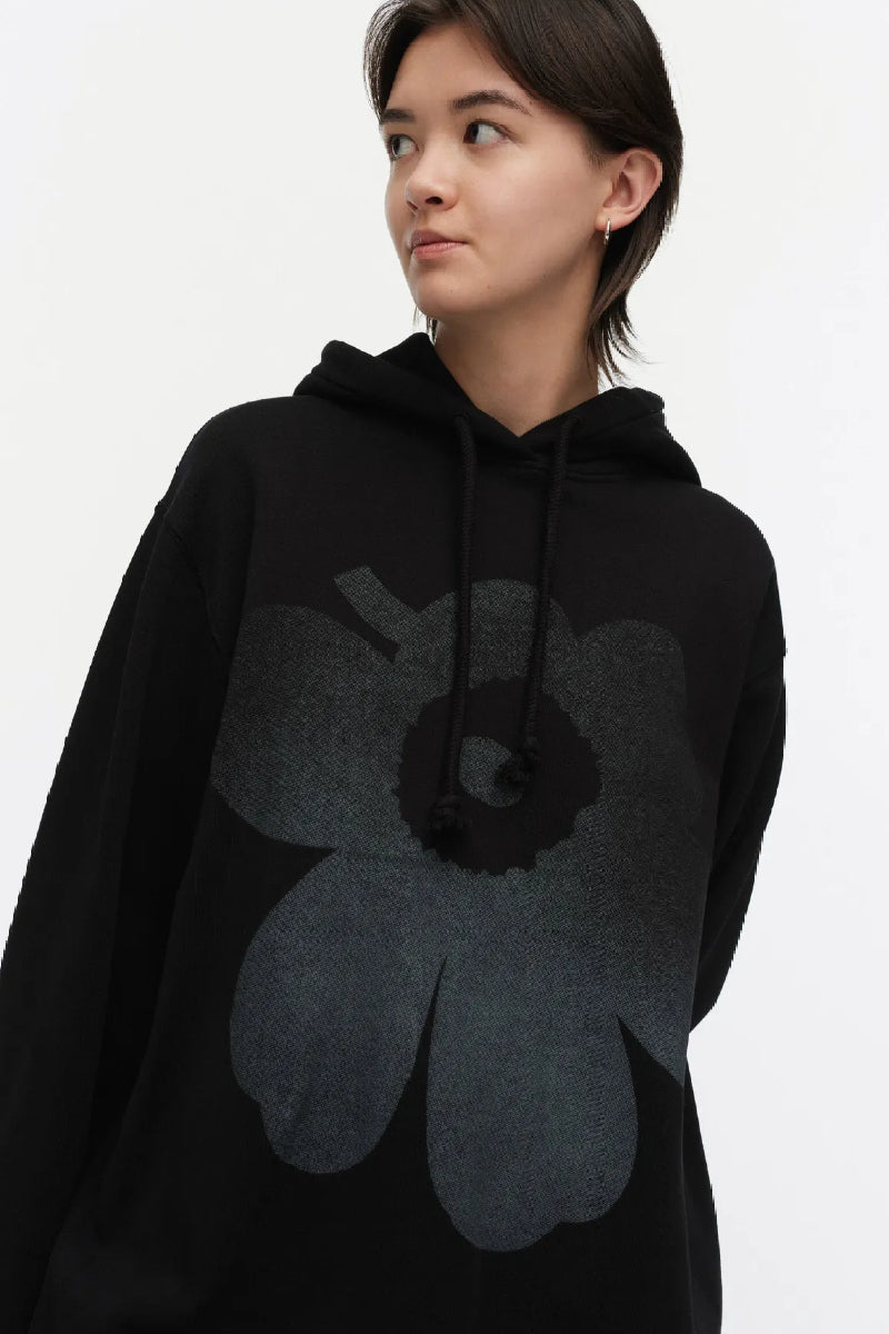 Marimekko Teesi Unikko Placement - musta