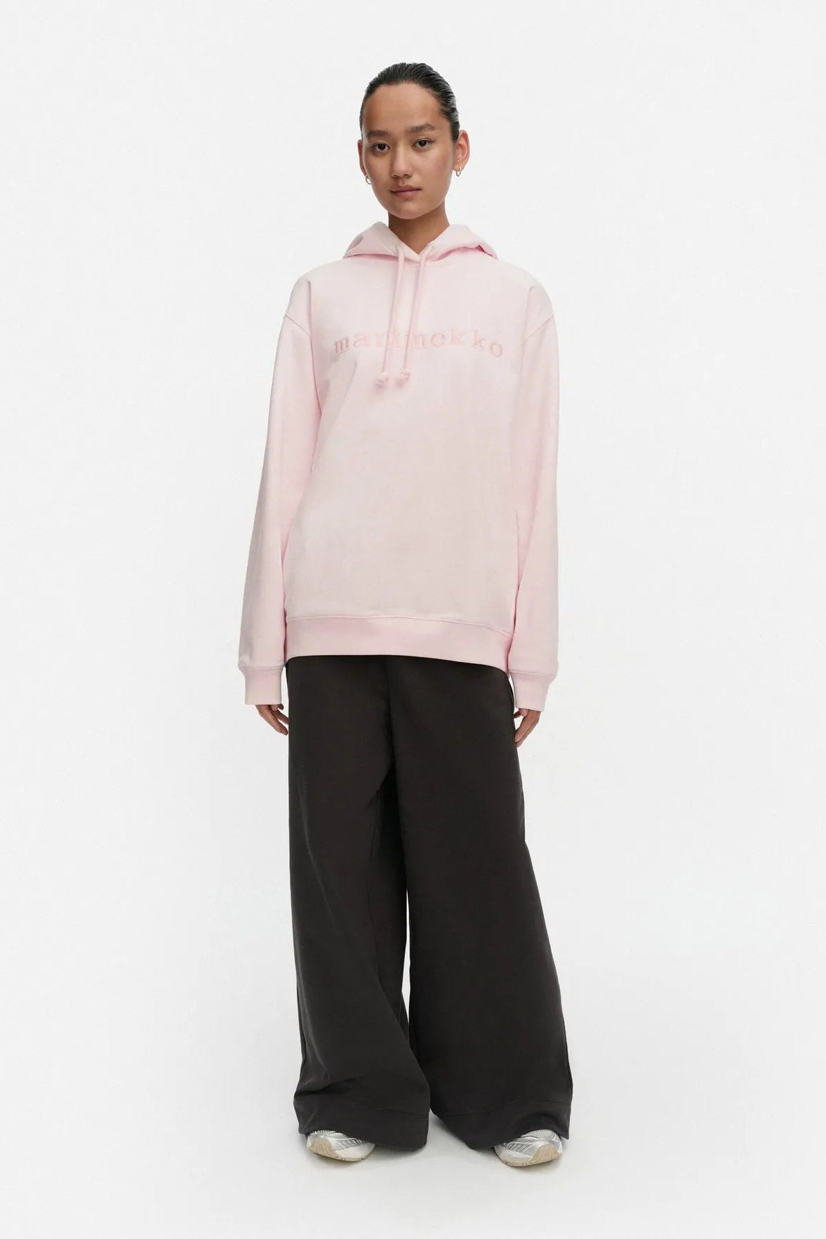 Marimekko Termi Logo Placement Kioski huppari - vaaleanpunainen