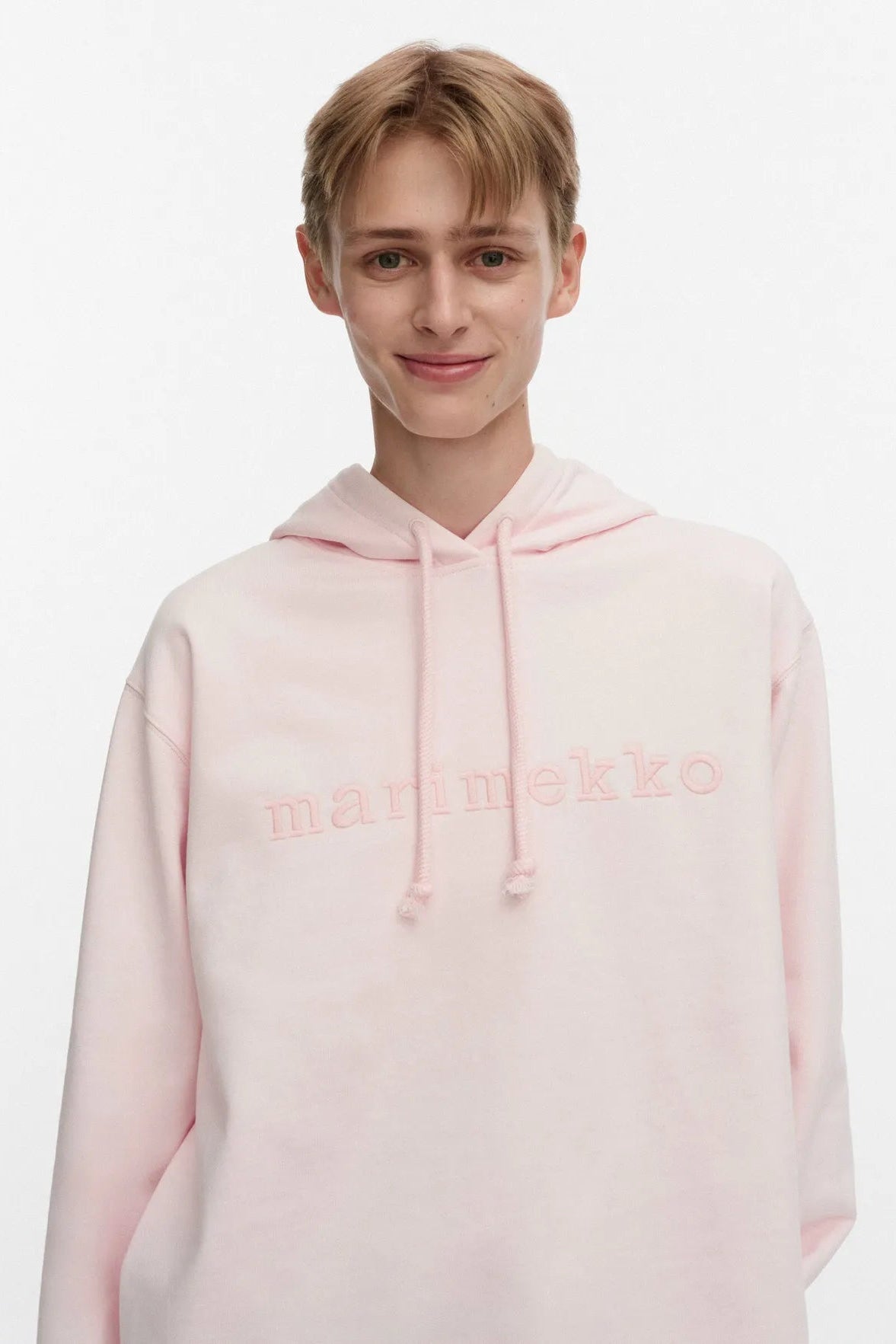 Marimekko Termi Logo Placement Kioski huppari - vaaleanpunainen