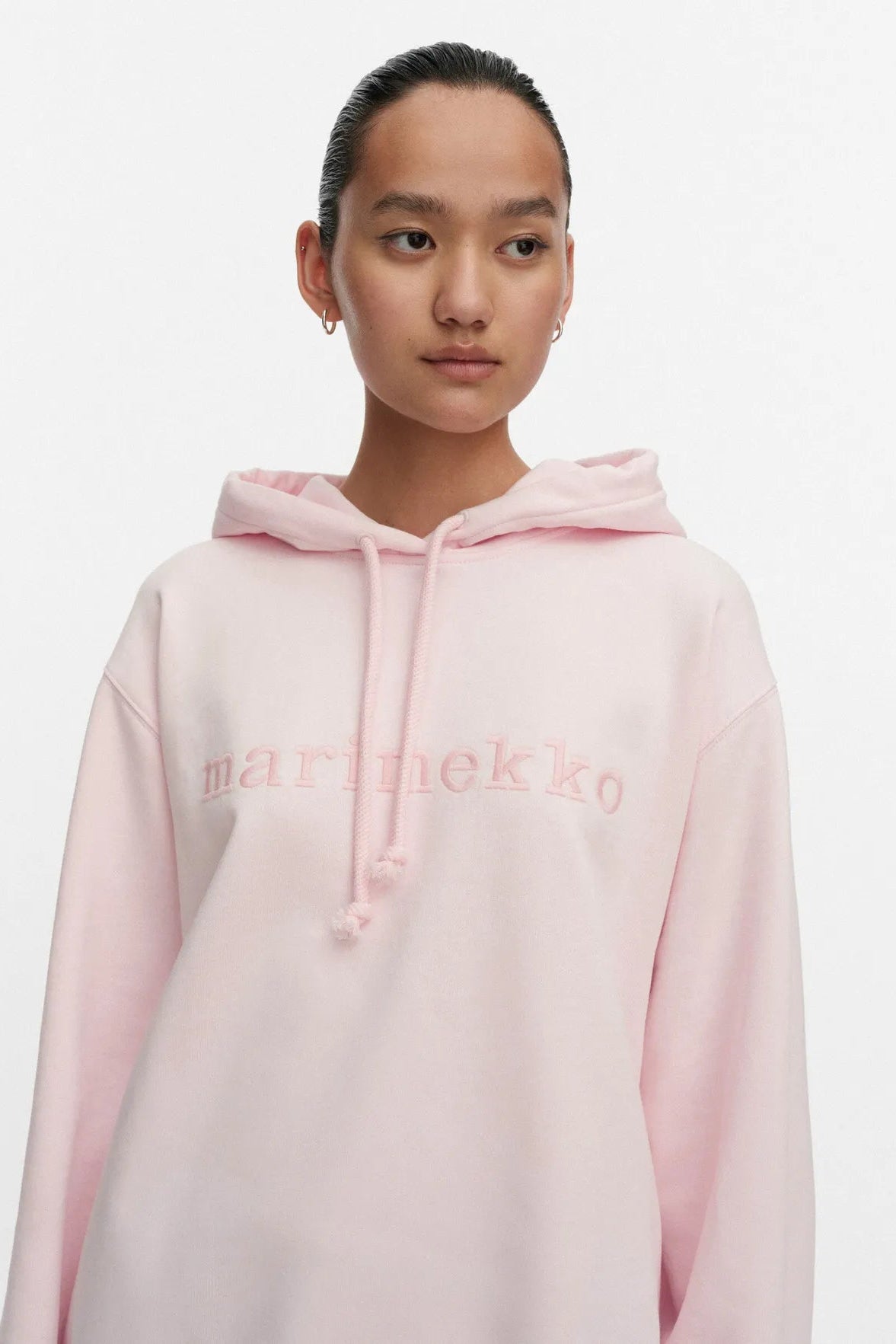 Marimekko Termi Logo Placement Kioski huppari - vaaleanpunainen