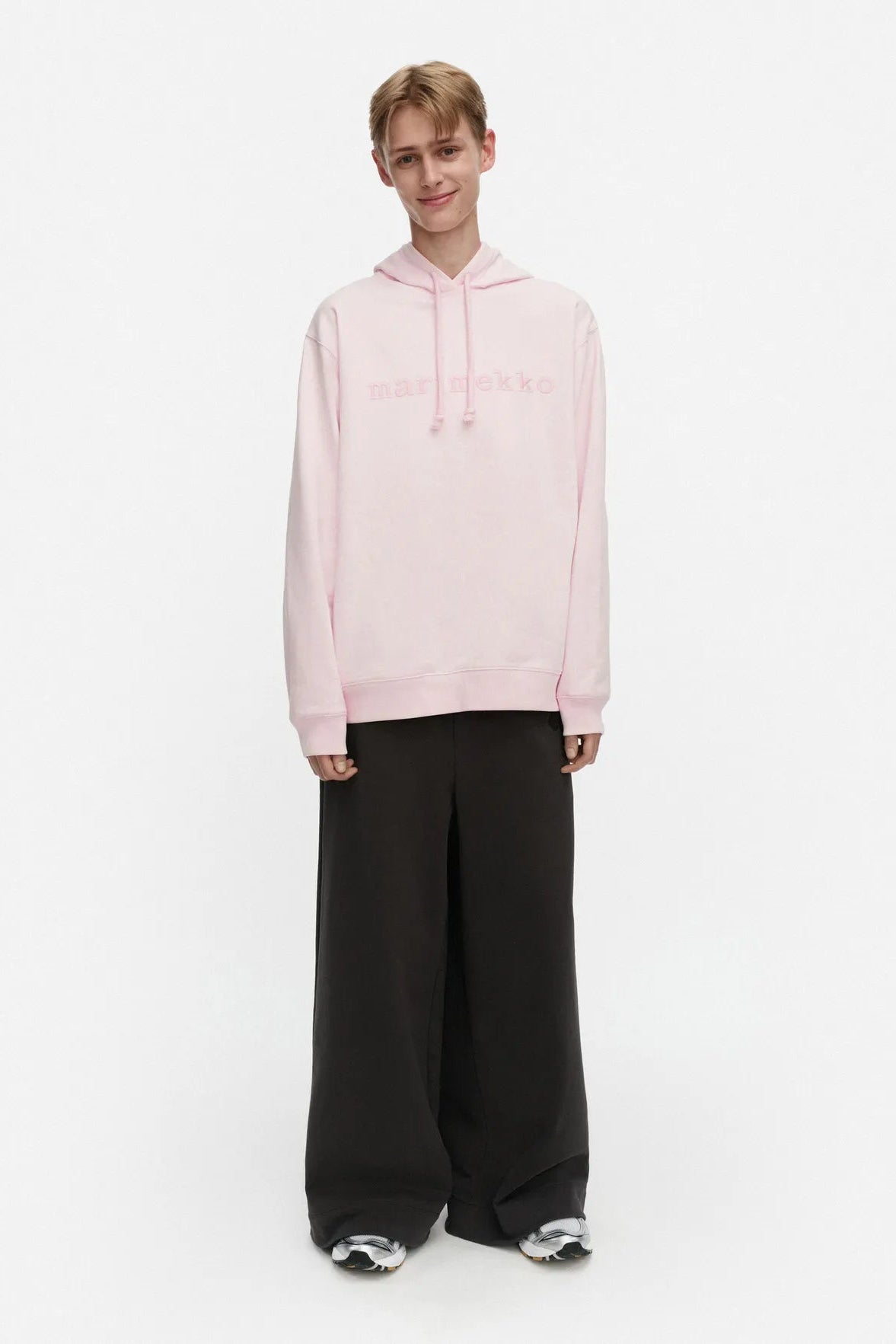 Marimekko Termi Logo Placement Kioski huppari - vaaleanpunainen