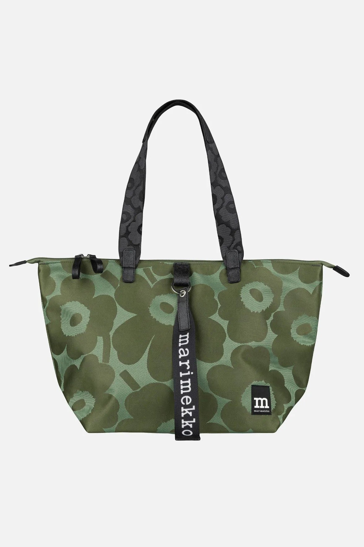 Marimekko Tote M Unikko Shoulder Bag - vihreä