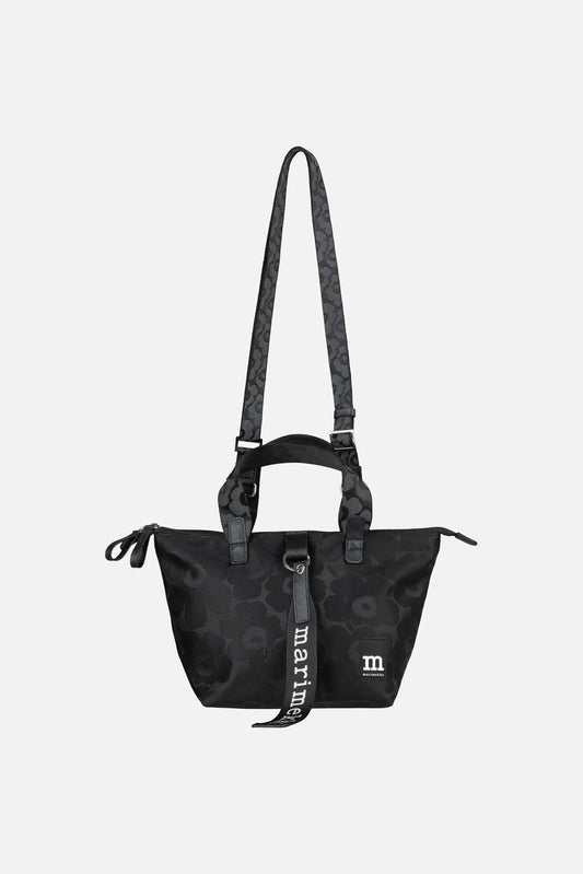 Marimekko Tote S Unikko Shoulder Bag - musta