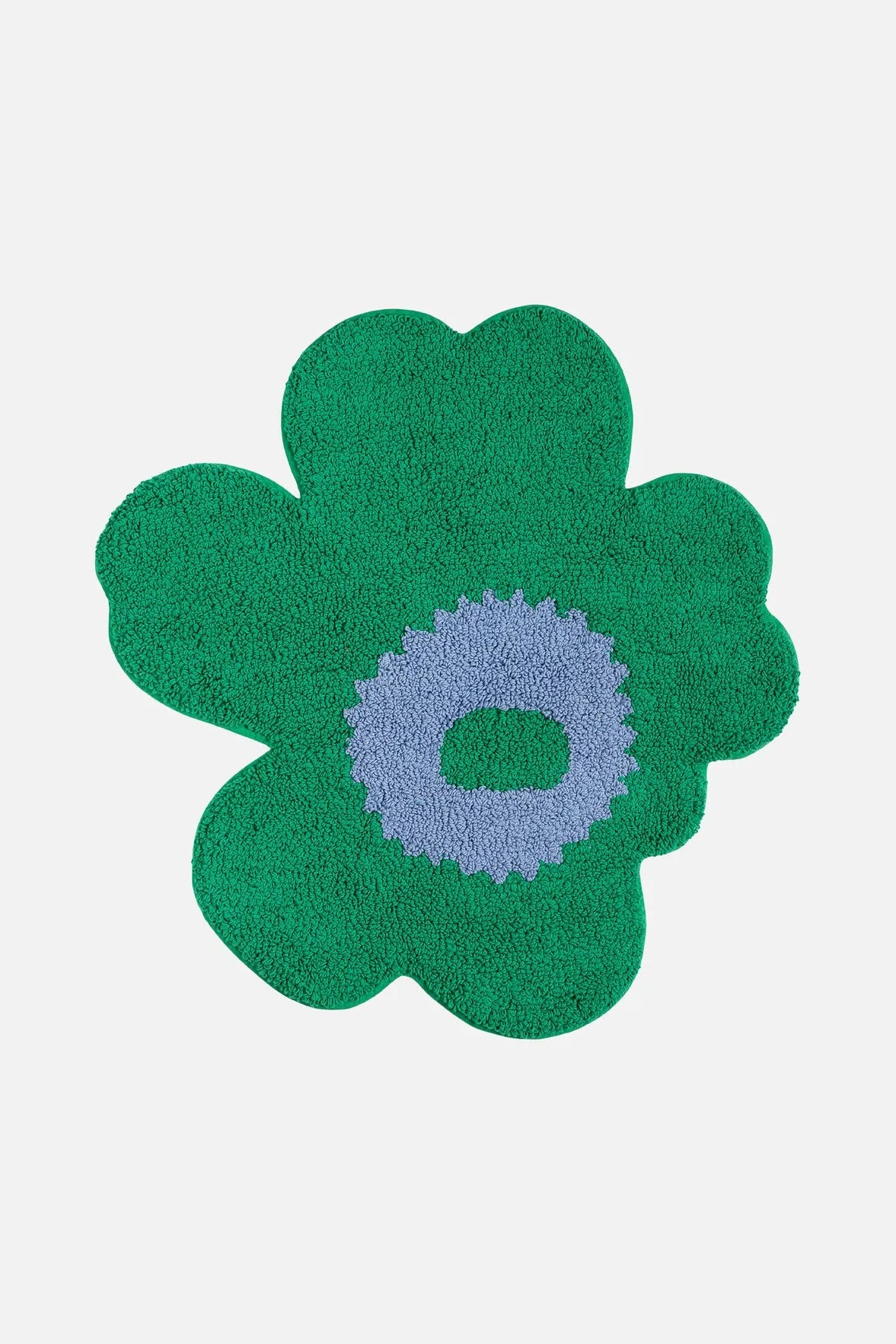 Marimekko Unikko kylpyhuoneen matto 73 x 74 cm - vihreä / vaaleansininen