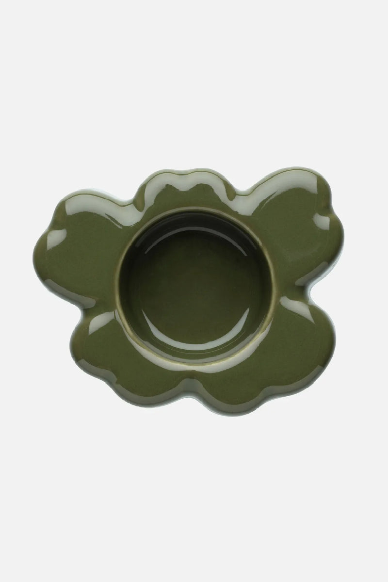 Marimekko Unikko kynttilälyhty - vihreä