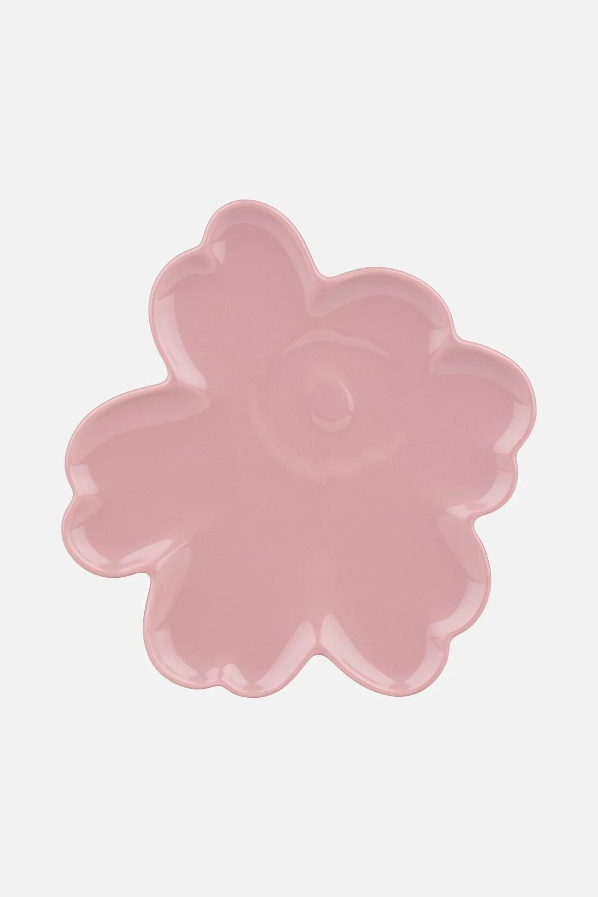 Marimekko Unikko Shape lautanen 20cm - vaaleanpunainen