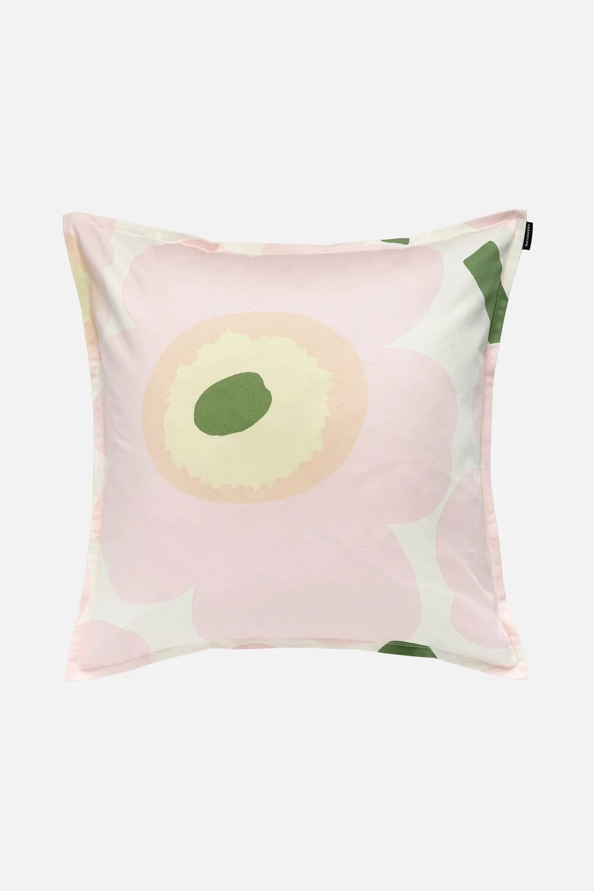 Marimekko Unikko tyynynpäällinen 50 x 50 cm - vihreä / vaaleanpunainen