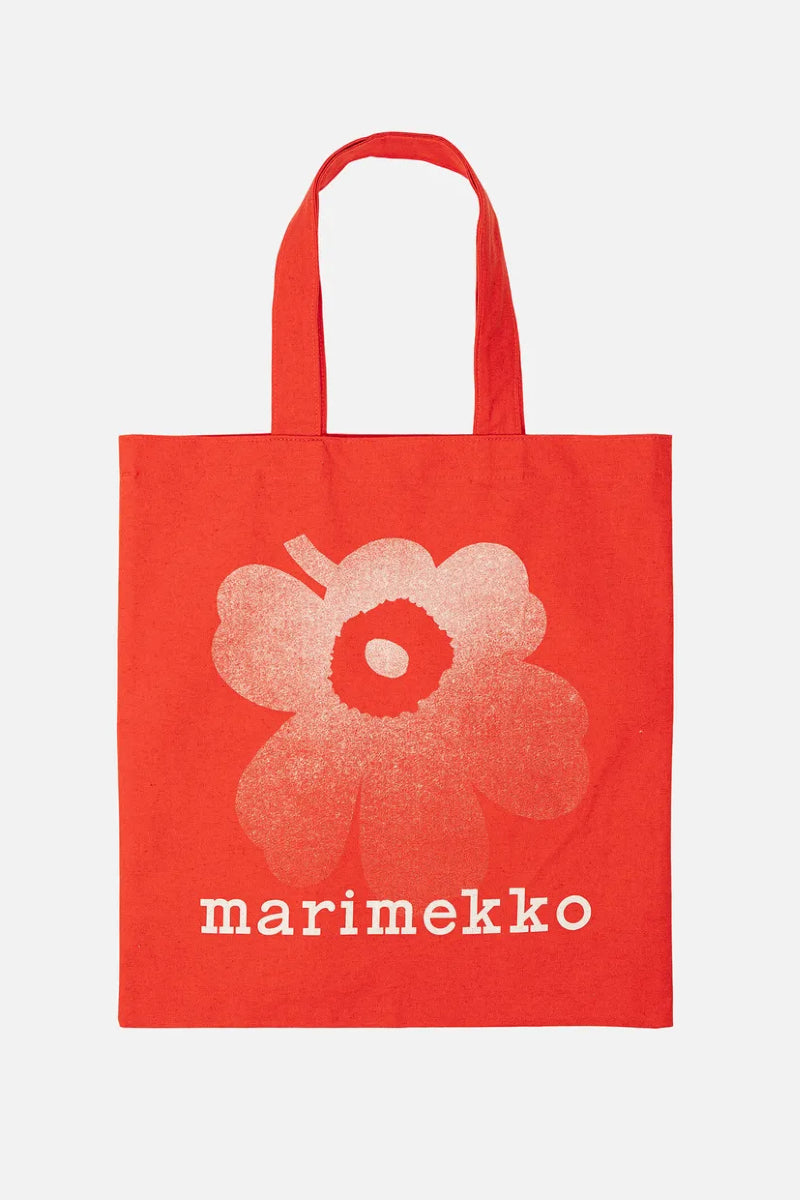 Marimekko Vankka Unikko placement kangaskassi - punainen