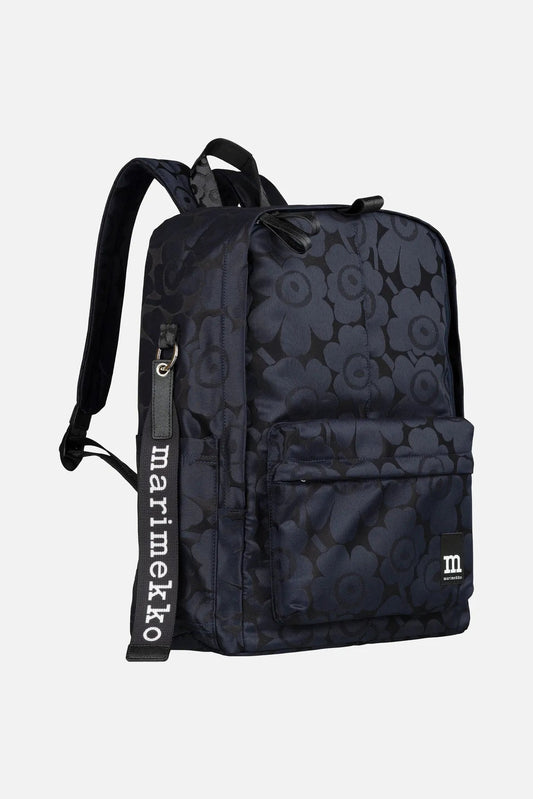 Marimekko Zip Top Backpack Unikko reppu - sininen / tummansininen