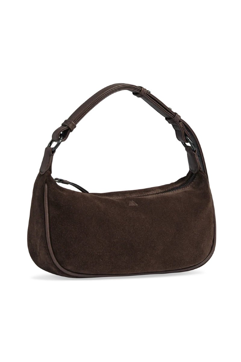 Markberg Mini MuseMBG bag - suede dark brown