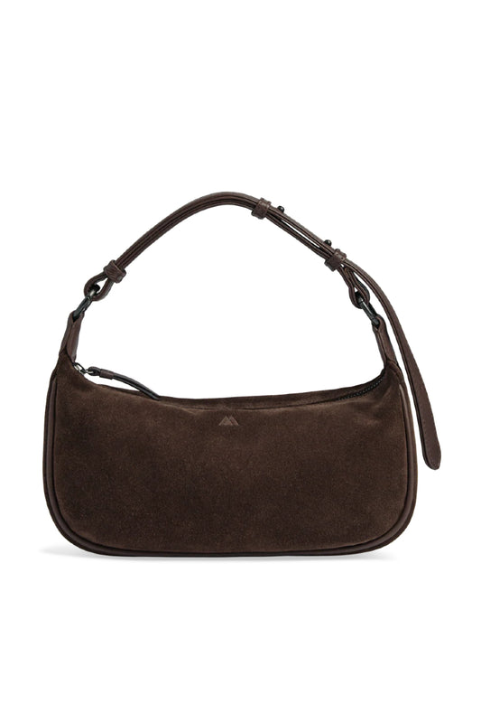 Markberg Mini MuseMBG bag - suede dark brown