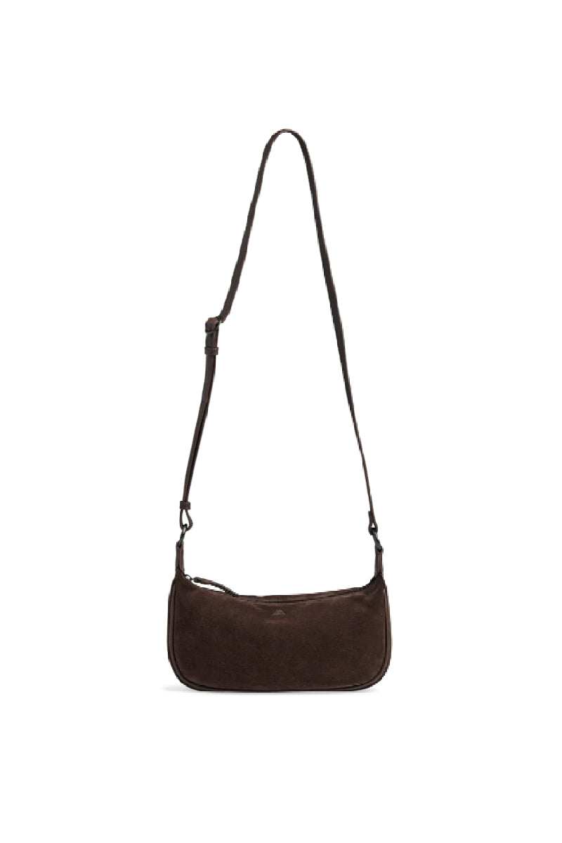 Markberg Mini MuseMBG bag - suede dark brown
