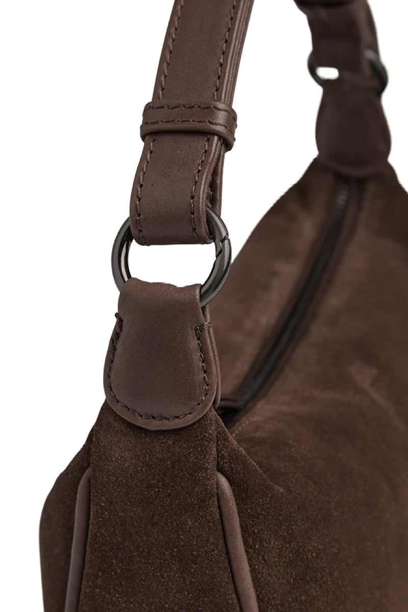 Markberg Mini MuseMBG bag - suede dark brown