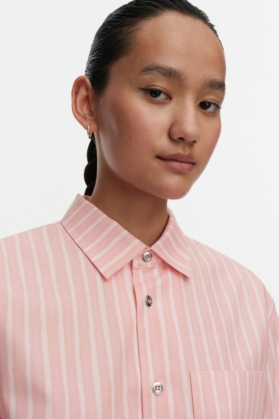 Marimekko Jokapoika Kioski puuvillapaita - vaaleanpunainen