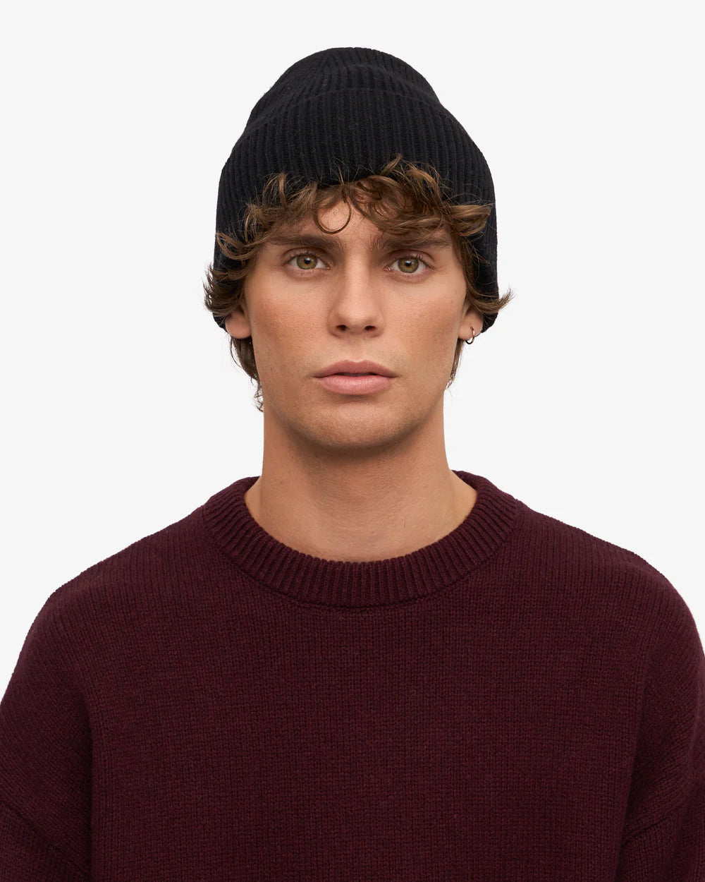 Colorful Standard Merino Wool Beanie - deep black