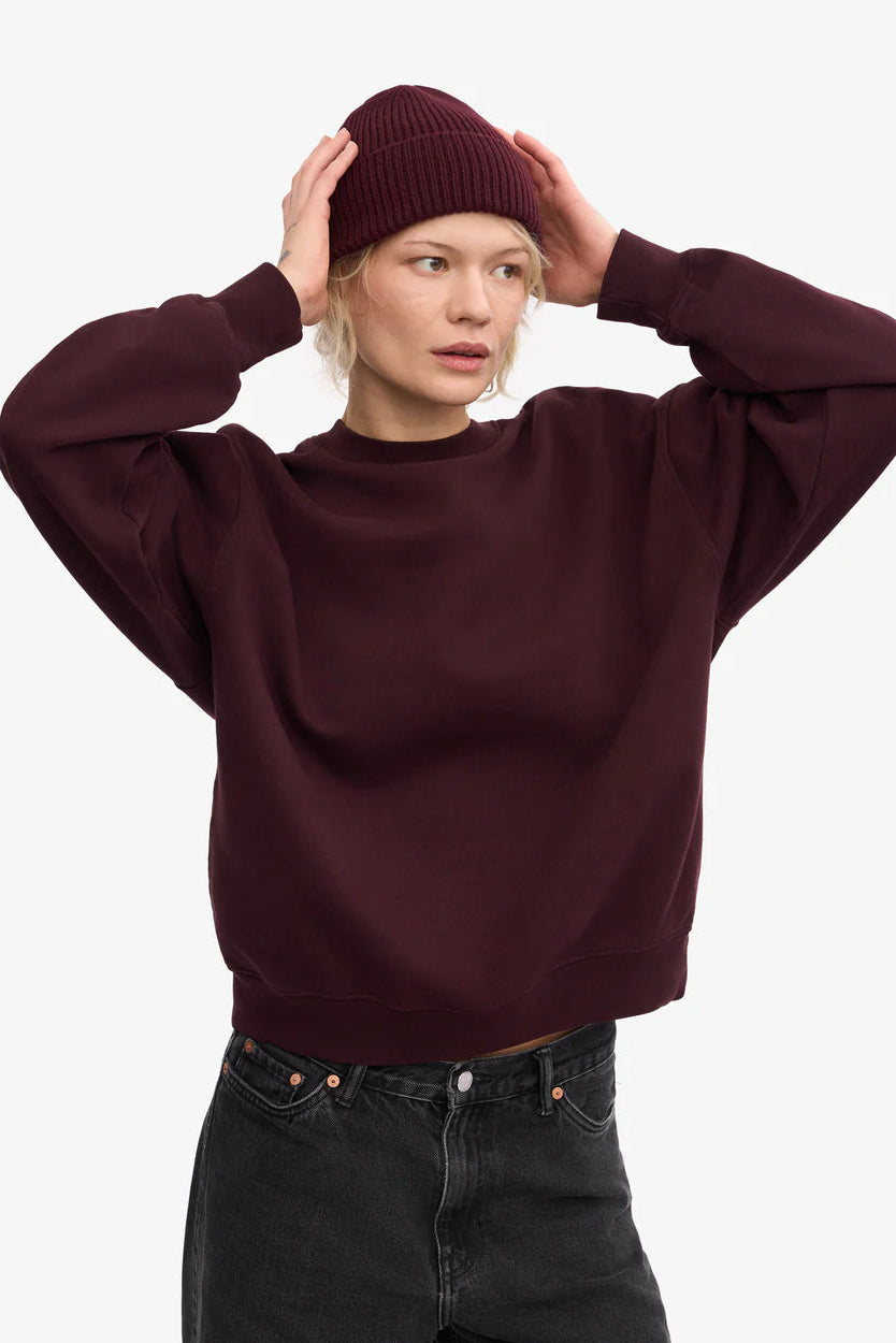 Colorful Standard Merino Wool Beanie - oxblood red