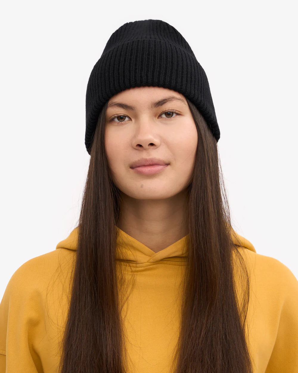 Colorful Standard Merino Wool Beanie - deep black