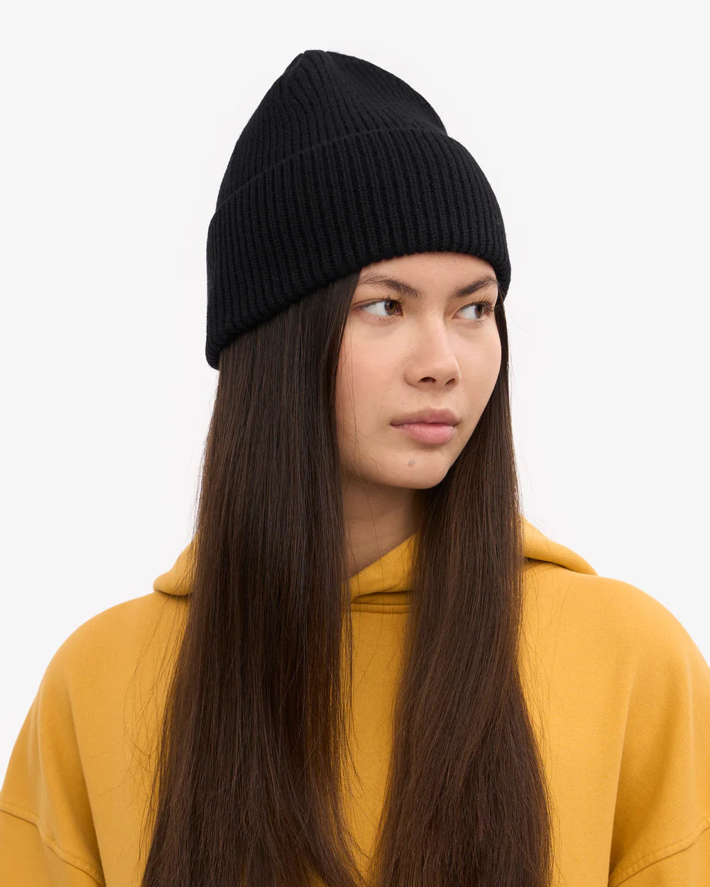 Colorful Standard Merino Wool Beanie - deep black