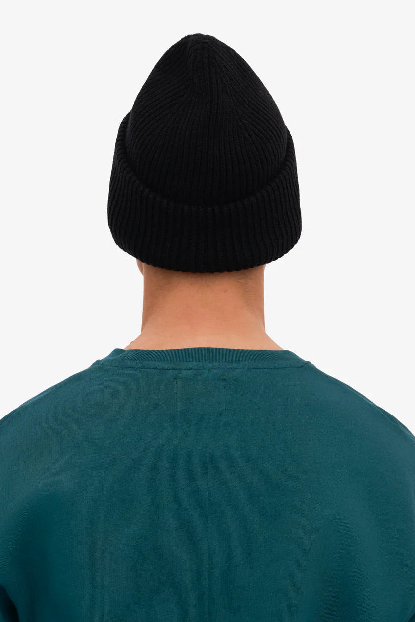 Colorful Standard Merino Wool Hat - deep black