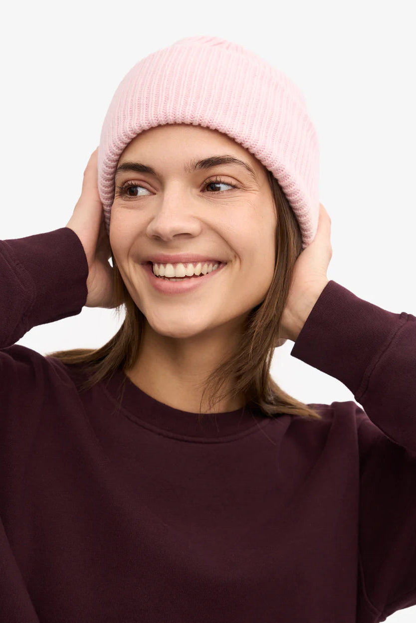 Colorful Standard Merino Wool Hat - faded pink