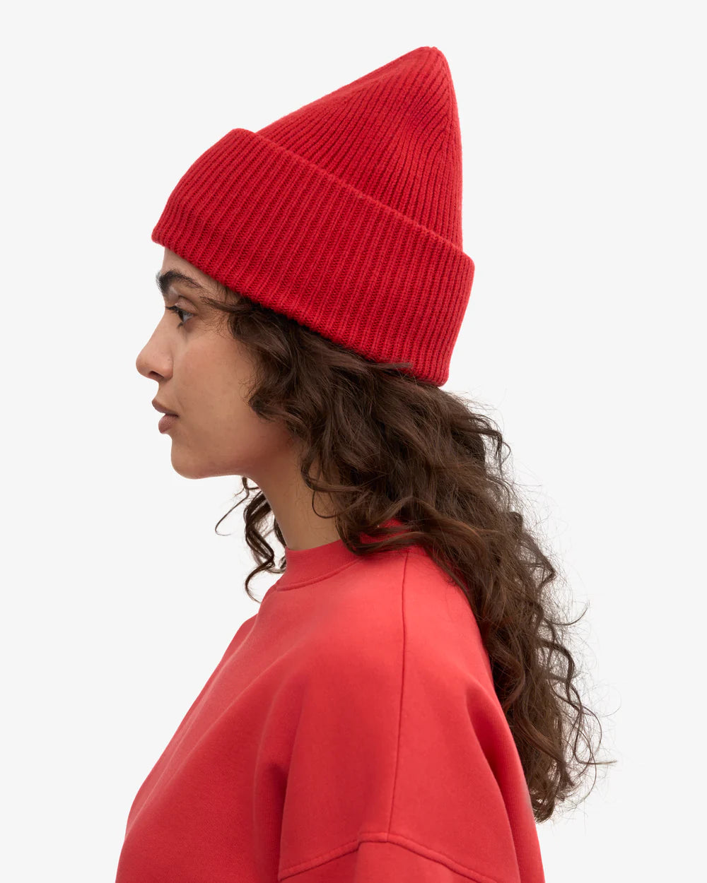 Colorful Standard Merino Wool Hat - scarlet red