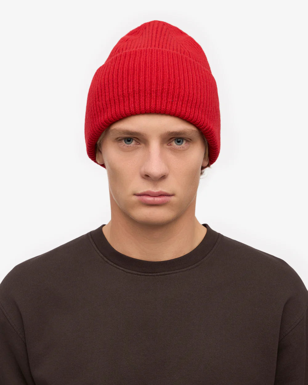 Colorful Standard Merino Wool Hat - scarlet red