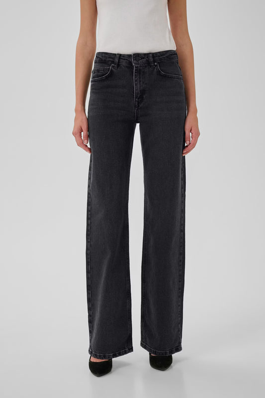 My Essential Wardrobe 35 The Louis 139 High Wide - black retro wash