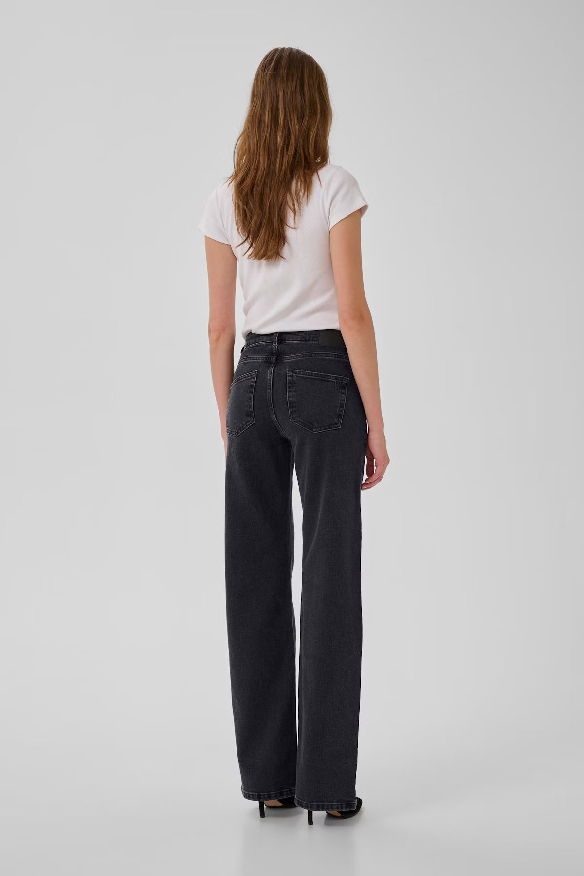 My Essential Wardrobe 35 The Louis 139 High Wide - black retro wash