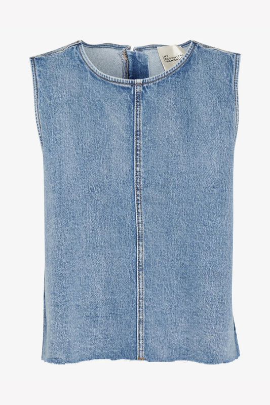 My Essential Wardrobe DangoMW 144 top - light blue retro wash