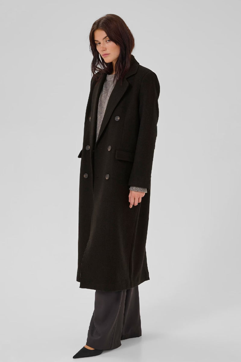 My Essential Wardrobe FrannieMW coat - Espresso Melange