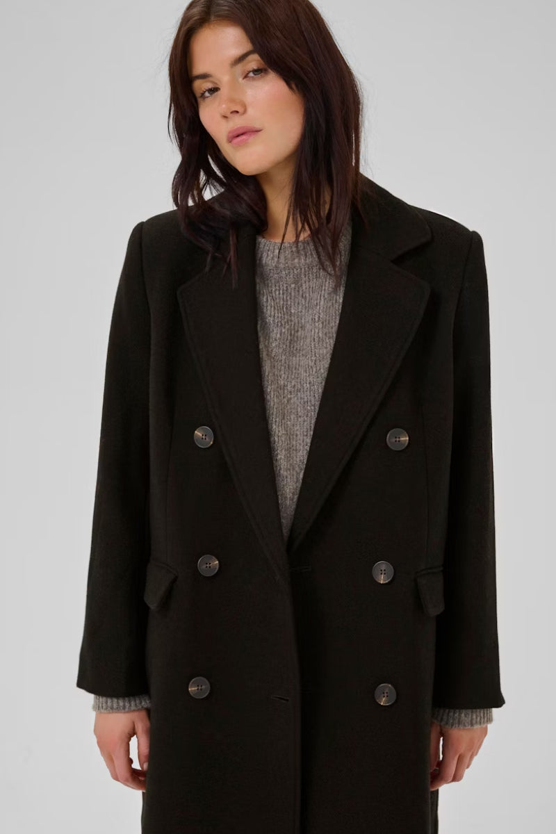 My Essential Wardrobe FrannieMW coat - Espresso Melange