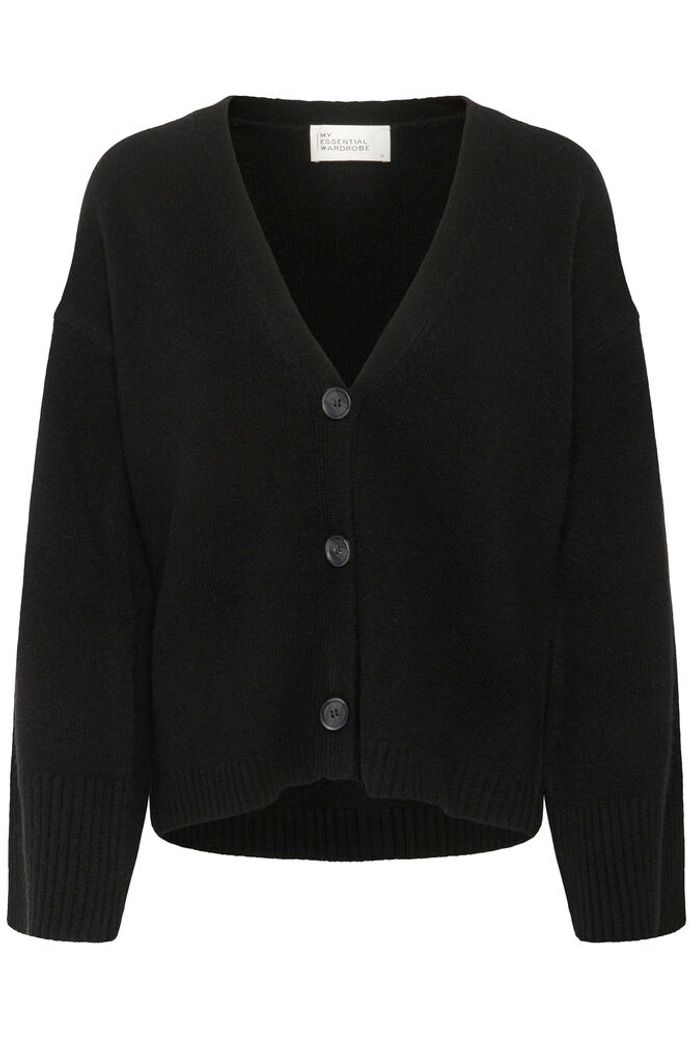 My Essential Wardrobe HuxiMW Knit Cardigan - black