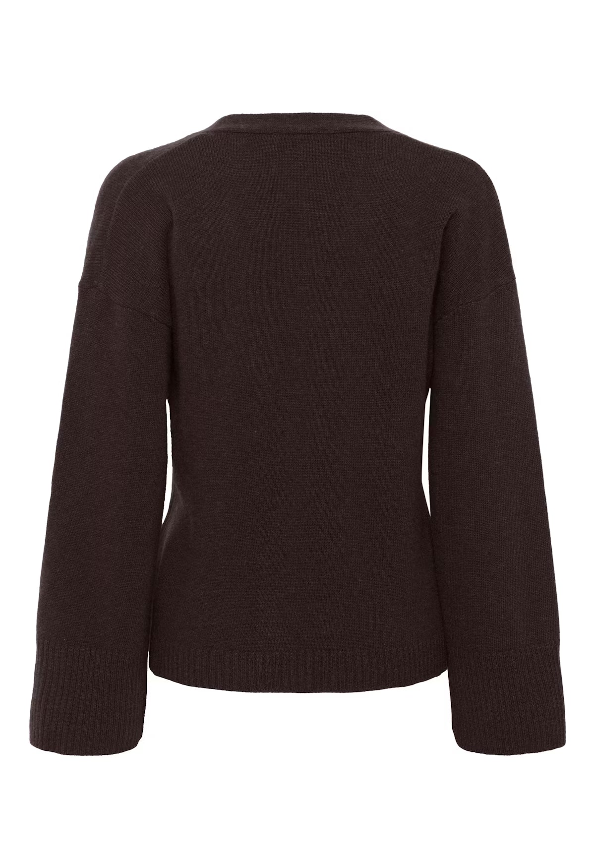 My Essential Wardrobe HuxiMW Knit Cardigan - espresso