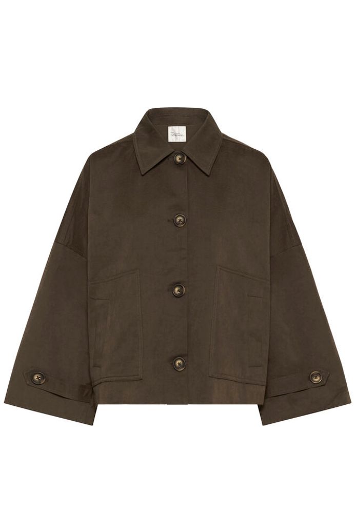 My Essential Wardrobe LyonMW OS Short jacket - major brown
