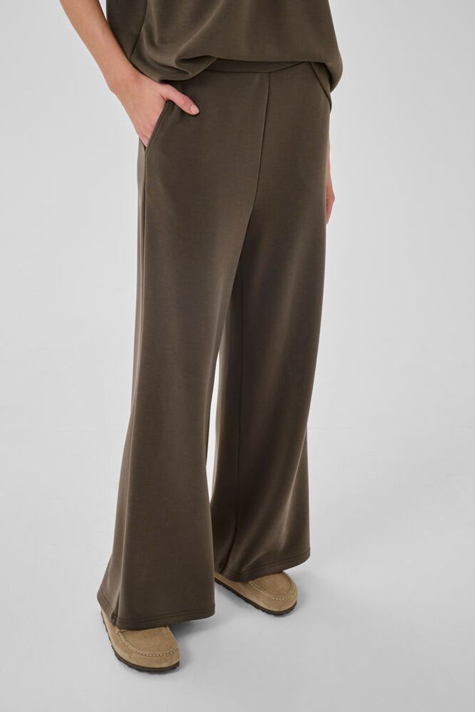 My Essential Wardrobe MWHelle Wide pant - major brown