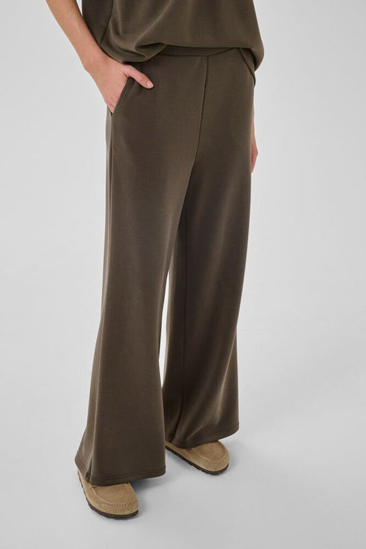My Essential Wardrobe MWHelle Wide pant - major brown