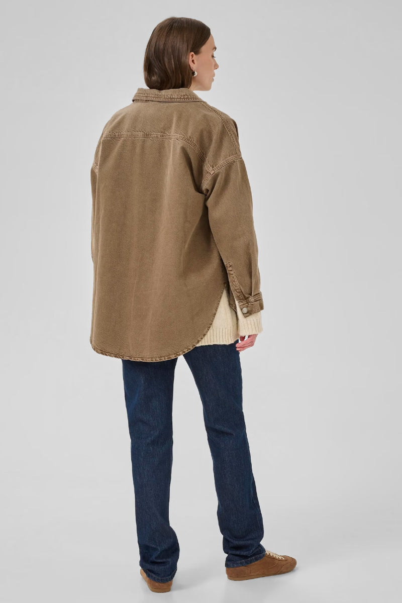 My Essential Wardrobe MWMalo 175 Shirt - tobacco brown washed